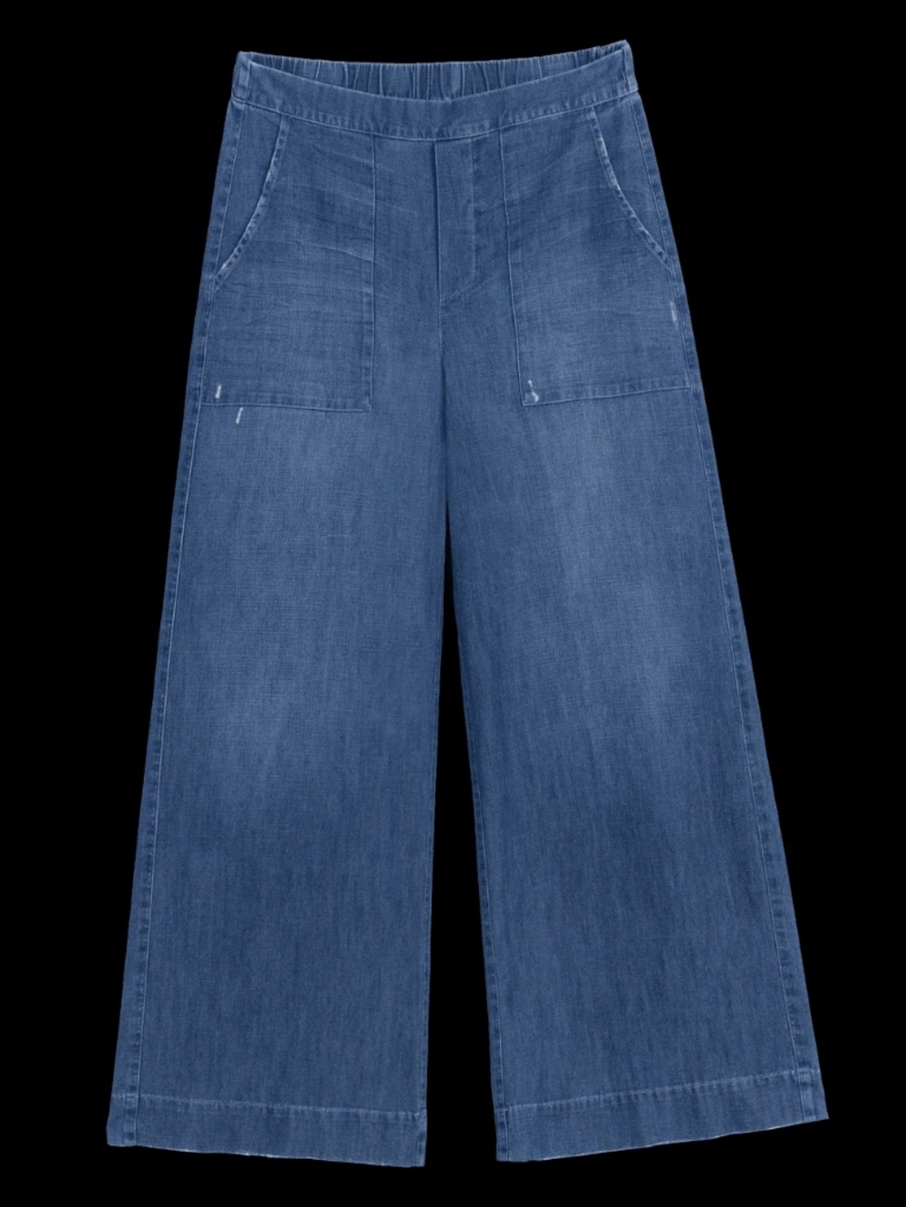 Frank and EileenMadeline Patch pocket Pant-Distressed Indigo - Picture 2 of 4
